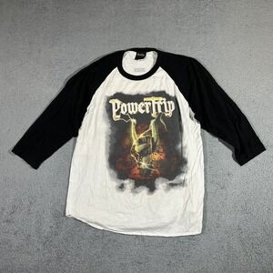 2023 Rare Power Trip Rock Music Festival Raglan Baseball Shirt Men's Large #3947